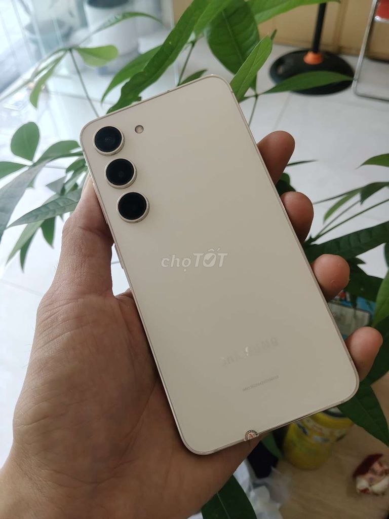 Samsung S23 5G trắng zin full đẹp giá êm😘. Mua bán Điện thoại tại Quận Hải Châu Đà Nẵng được đăng bởi MiPhone hình 1