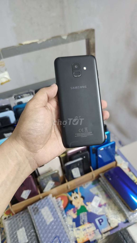 Samsung A6+ 2018, ram 4gb, zin 💯. Mua bán Điện thoại tại Quận Gò Vấp Tp Hồ Chí Minh được đăng bởi A LONG   nhận thanh toán THẺ TÍN DỤNG hình 1