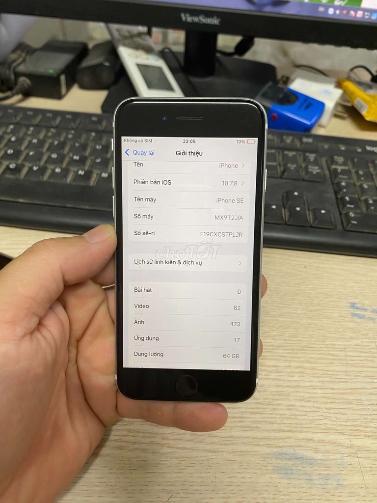Apple iPhone SE 2020 64GB Trắng. Mua bán Điện thoại tại Quận Hai Bà Trưng Hà Nội được đăng bởi Quốc Bảo hình 1
