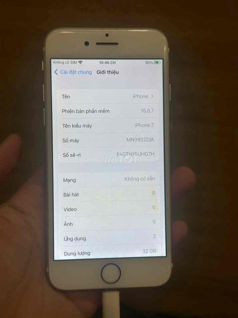 Apple iPhone 7 32GB Vàng Đã dùng. Mua bán Điện thoại tại Huyện Bình Chánh Tp Hồ Chí Minh được đăng bởi Anh Anh hình 1