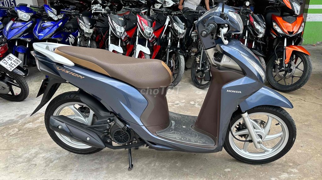 Honda Vision 2019 xám xanh ( hỗ trợ góp )