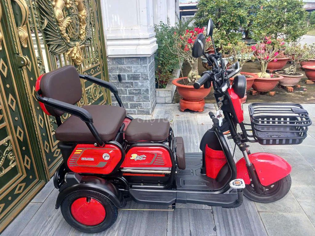 Xe điện 3 bánh mới 100% bình mới 100%. Mua bán Xe điện tại Thị xã Bến Cát Bình Dương được đăng bởi pham the cao hình 3