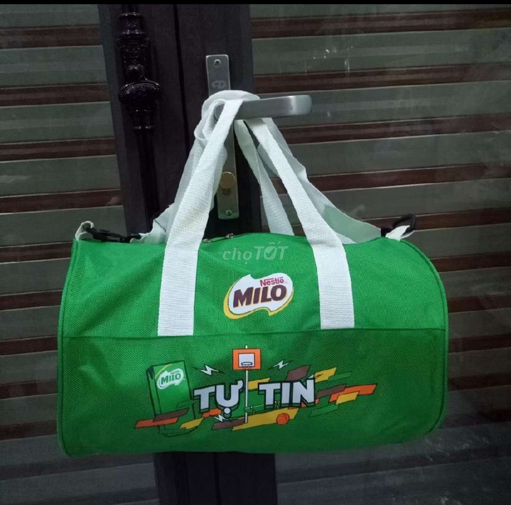 Túi trống Nestle Milo Xanh lá. Mua bán Túi xách tại Quận Bình Thuỷ Cần Thơ được đăng bởi Phạm Hoàng Yến hình 1