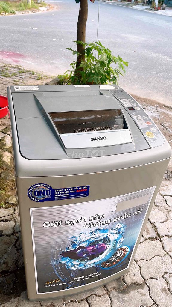 Máy giặt Sanyo 8kg. Mua bán Máy giặt tại Quận Cẩm Lệ Đà Nẵng được đăng bởi cường ng hình 1