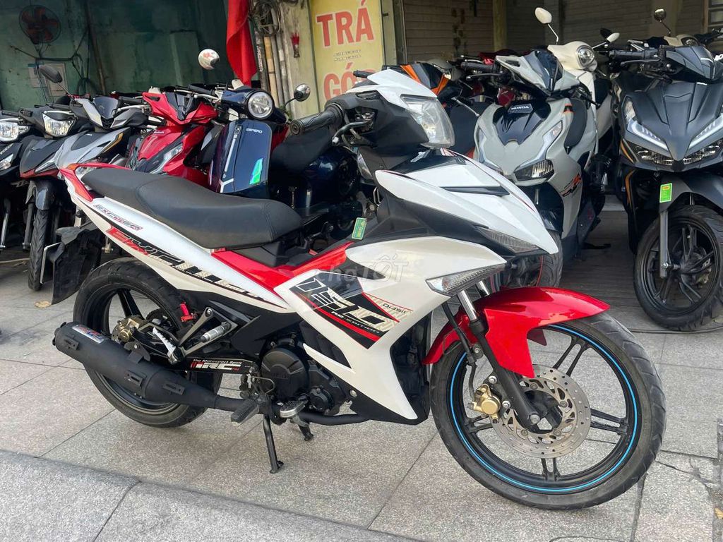 Yamaha Exciter 150 2017 Trắng Đỏ Đen. Mua bán Xe máy tại Quận Tân Phú Tp Hồ Chí Minh được đăng bởi Tuanduy hình 5