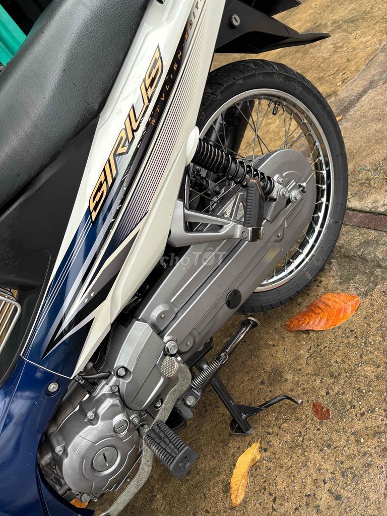 Yamaha Sirius Trắng xanh. Mua bán Xe máy tại Thị xã Bến Cát Bình Dương được đăng bởi xe máy trả góp tín nghĩa  hình 2