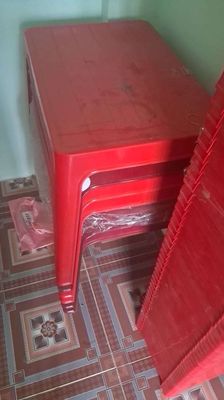 Bàn ghế nhựa Trung Hưng, màu đỏ. Mua bán Bàn ghế tại Huyện Trảng Bom Đồng Nai được đăng bởi Tên chưa cung cấp