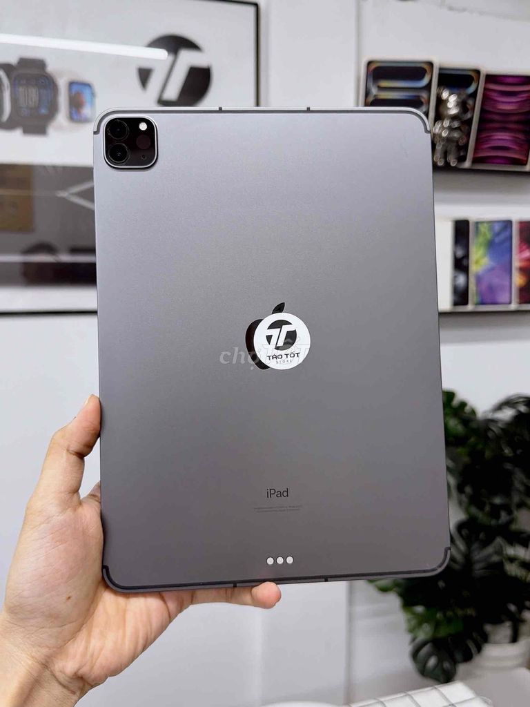 Apple iPad Pro M1 11 inch 5G LTE 256GB Xám Pin 100. Mua bán Máy tính bảng tại Quận 10 Tp Hồ Chí Minh được đăng bởi Táo Tốt Apple  hình 1