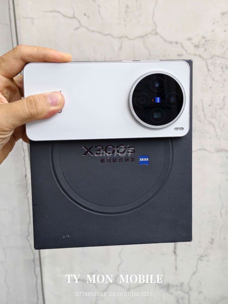 Vivo X200s 512GB Trắng. Mua bán Điện thoại tại Quận 5 Tp Hồ Chí Minh được đăng bởi TY  MON MOBILE hình 1