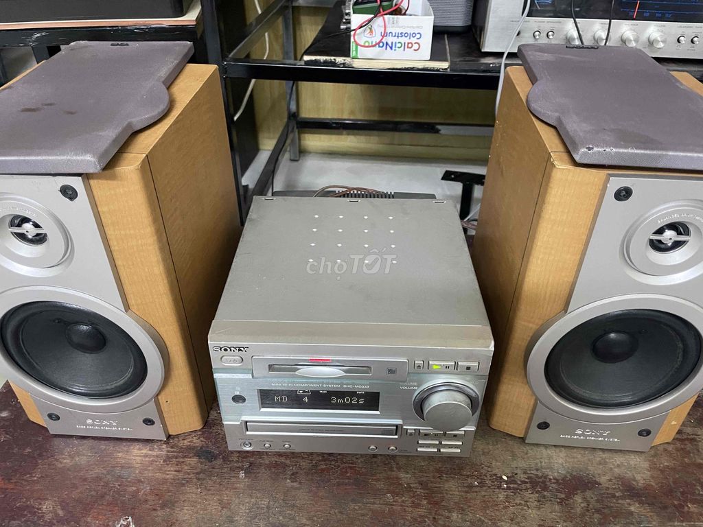 Dàn mini Sony HCD-MD333 nguyên zin.. Mua bán Tivi, Âm thanh tại Huyện Quốc Oai Hà Nội được đăng bởi Fùng Ngân hình 3