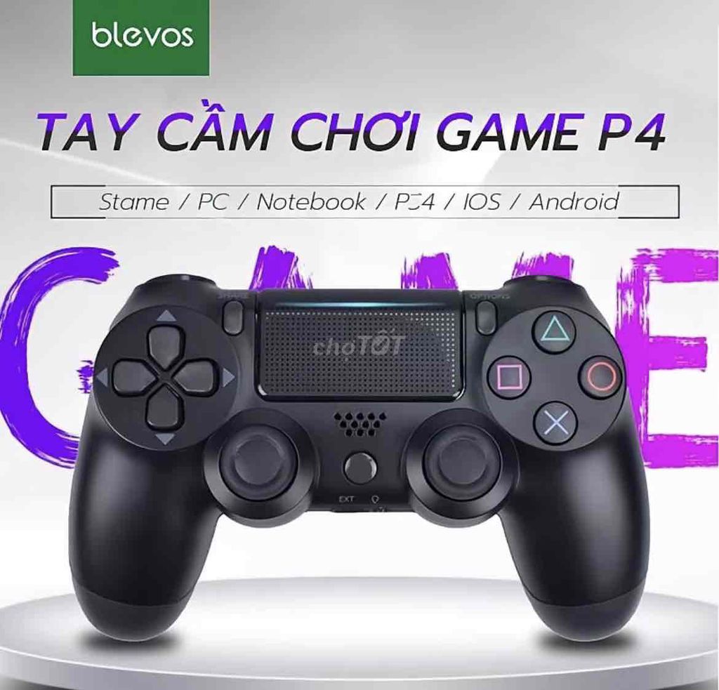 Tay cầm chơi game Blevos P4 Đen. Mua bán Thiết bị chơi game tại Huyện Bình Chánh Tp Hồ Chí Minh được đăng bởi Nguyễn Khang hình 1