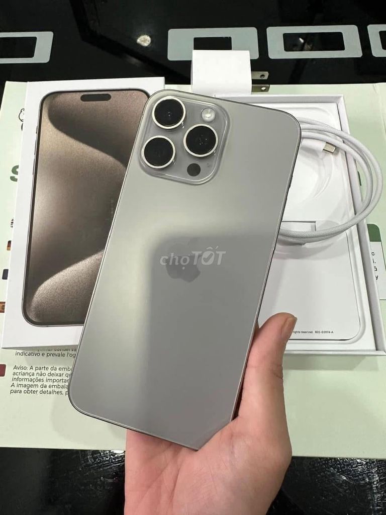 Apple iPhone 15 Pro Max 256GB Xám 99%. Mua bán Điện thoại tại Quận 5 Tp Hồ Chí Minh được đăng bởi Hội Đồ Điện Tử hình 1