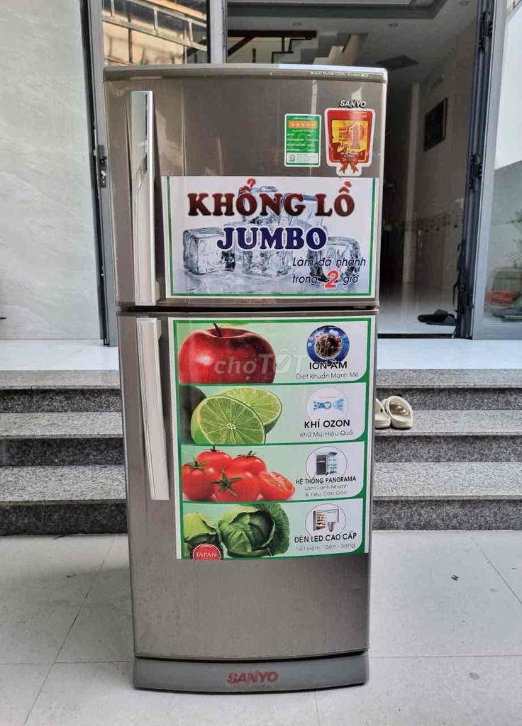 Tủ lạnh Sanyo 186 lít. Mua bán Tủ lạnh tại Thành phố Thủ Dầu Một Bình Dương được đăng bởi ĐIỆN MÁY ĐỨC MẠNH hình 1