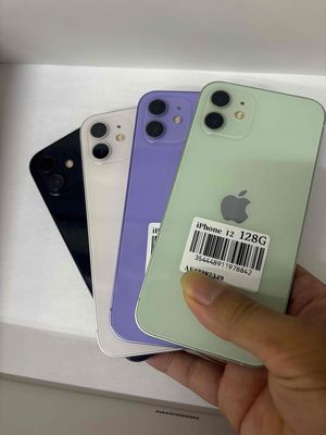 12 128gb Quốc Tế Đủ Màu 99% Zin Pin 100%