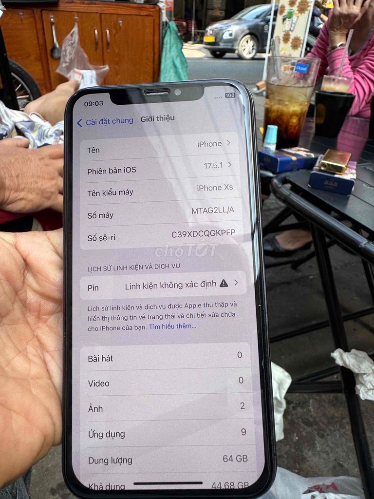 iphone xs quốc tế zin chua qua sửa chửa full. Mua bán Điện thoại tại Quận 4 Tp Hồ Chí Minh được đăng bởi chuyên thu máy lạnh máy giặt hình 1