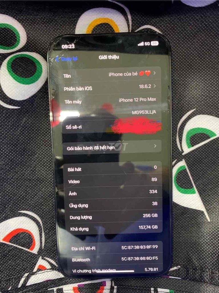 Apple iPhone 12 Pro Max 256GB Xanh. Mua bán Điện thoại tại Huyện Trảng Bom Đồng Nai được đăng bởi Bé Mập hình 1