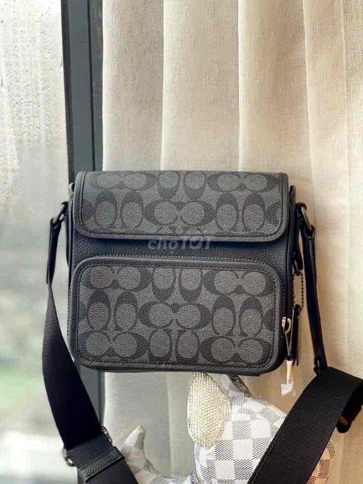 Túi đeo chéo Co::ach Da thật. Mua bán Túi xách tại Quận 11 Tp Hồ Chí Minh được đăng bởi SHOP TÚI COACH NAM  hình 1