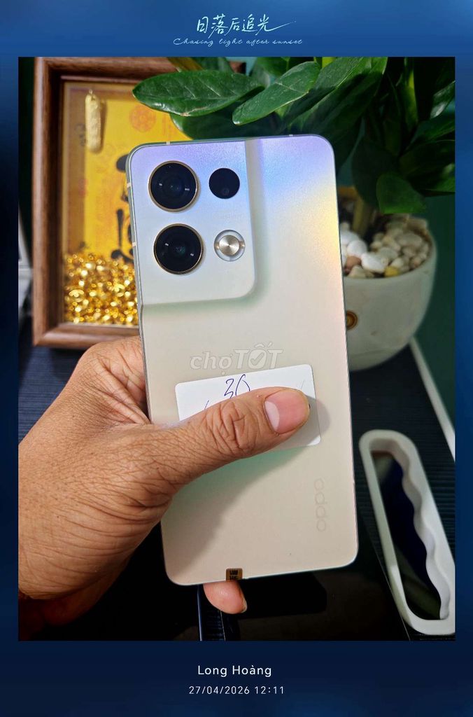 OPPO RENO 8 PRO NỘI ĐỊA – ĐẸP, MẠNH, GIÁ NGON 🔥. Mua bán Điện thoại tại Thành phố Thủ Đức Tp Hồ Chí Minh được đăng bởi Nguyễn Long Hoàng hình 1