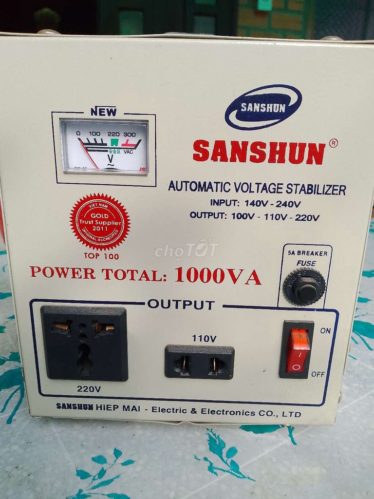Ổn áp SANSHUN 1000VA Mới. Mua bán Đồ chuyên dụng, Giống nuôi trồng tại Huyện Tân Trụ Long An được đăng bởi Đặng Sơn hình 1