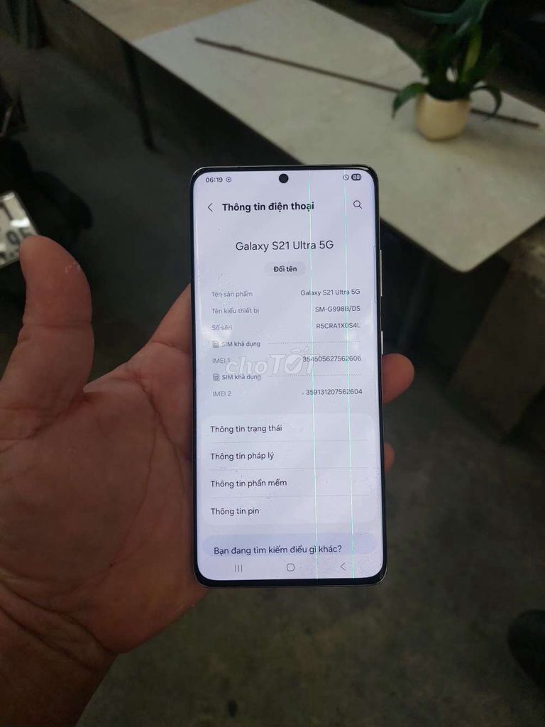 Samsung s21uitra 5G chính hãng 2 sim . Mua bán Điện thoại tại Thành phố Dĩ An Bình Dương được đăng bởi ngô đạt hình 1