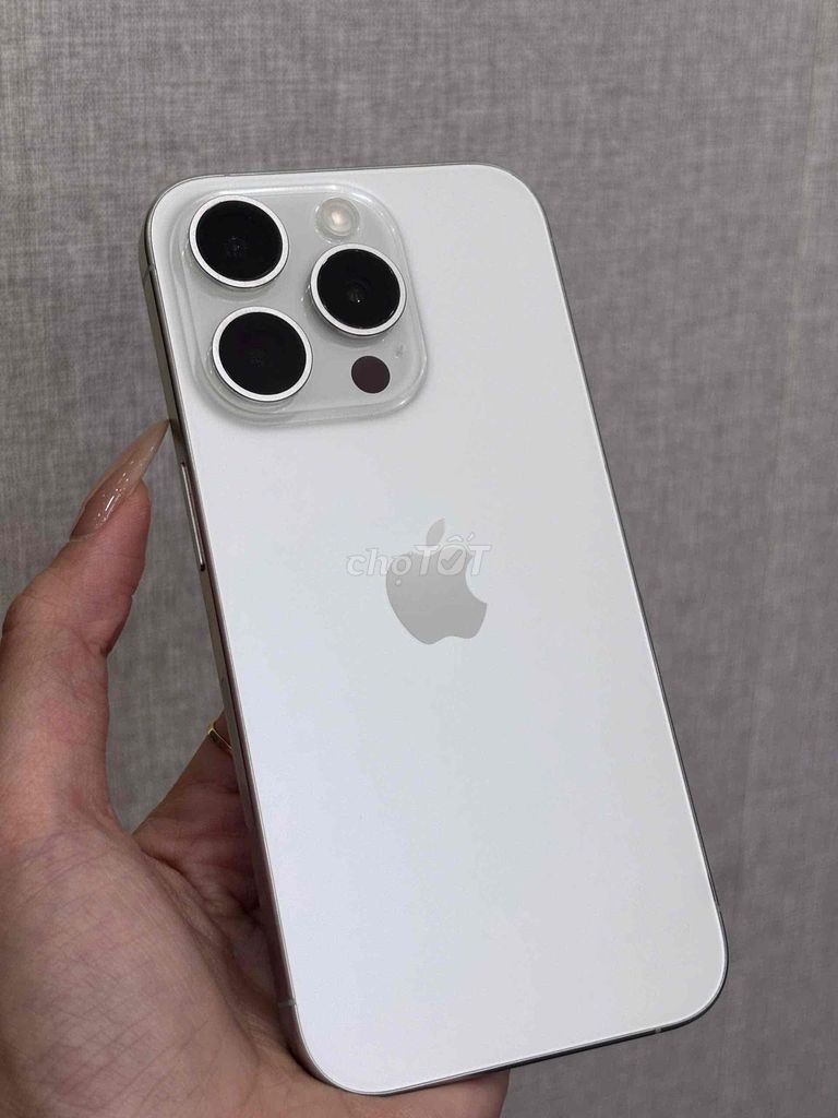 iPhone 15 Pro 128GB Trắng Qte Mỹ Pin 85 zin đẹp. Mua bán Điện thoại tại Quận Ninh Kiều Cần Thơ được đăng bởi Quý Mobile Cần thơ hình 1