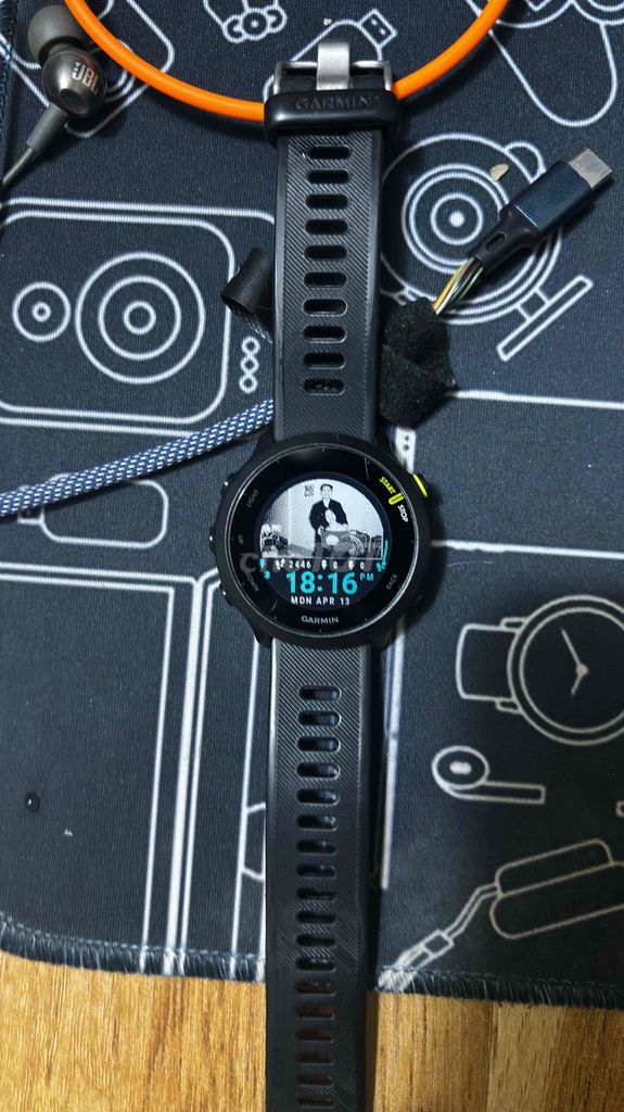 Garmin FR55 Đen. Mua bán Thiết bị đeo thông minh tại Quận Cầu Giấy Hà Nội được đăng bởi Vũ Tuyên hình 1