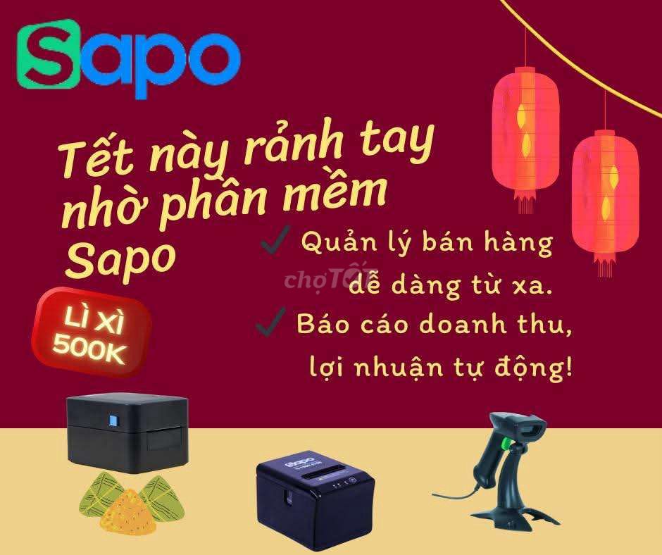 Phần mềm quản lý bán hàng sapo- giá 1 năm