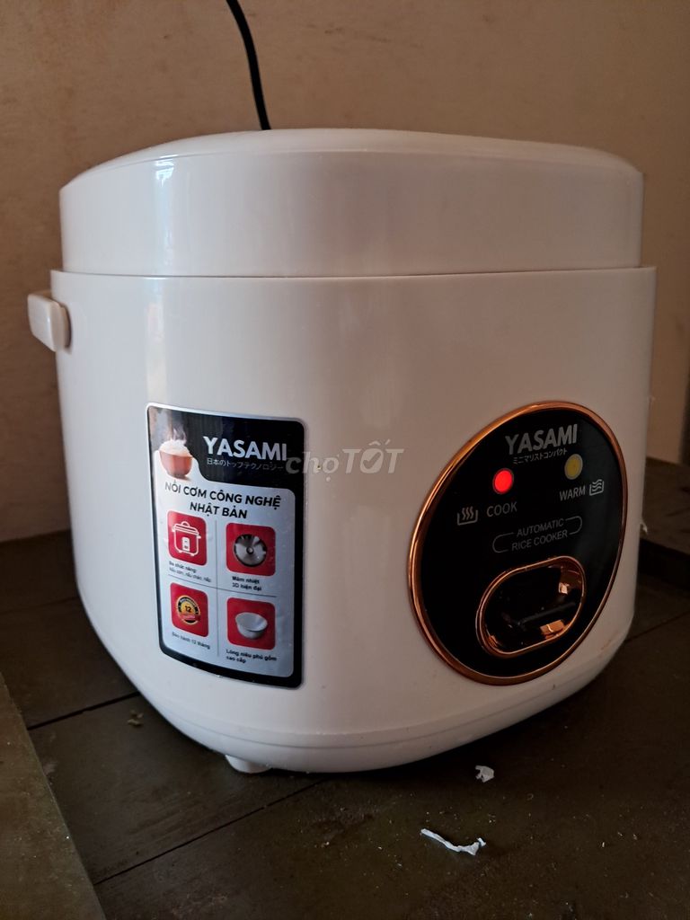 Nồi cơm điện YASAMI Trắng Đã sử dụng. Mua bán Bếp, lò, đồ điện nhà bếp tại Thành phố Pleiku Gia Lai được đăng bởi Lương Đậu hình 1