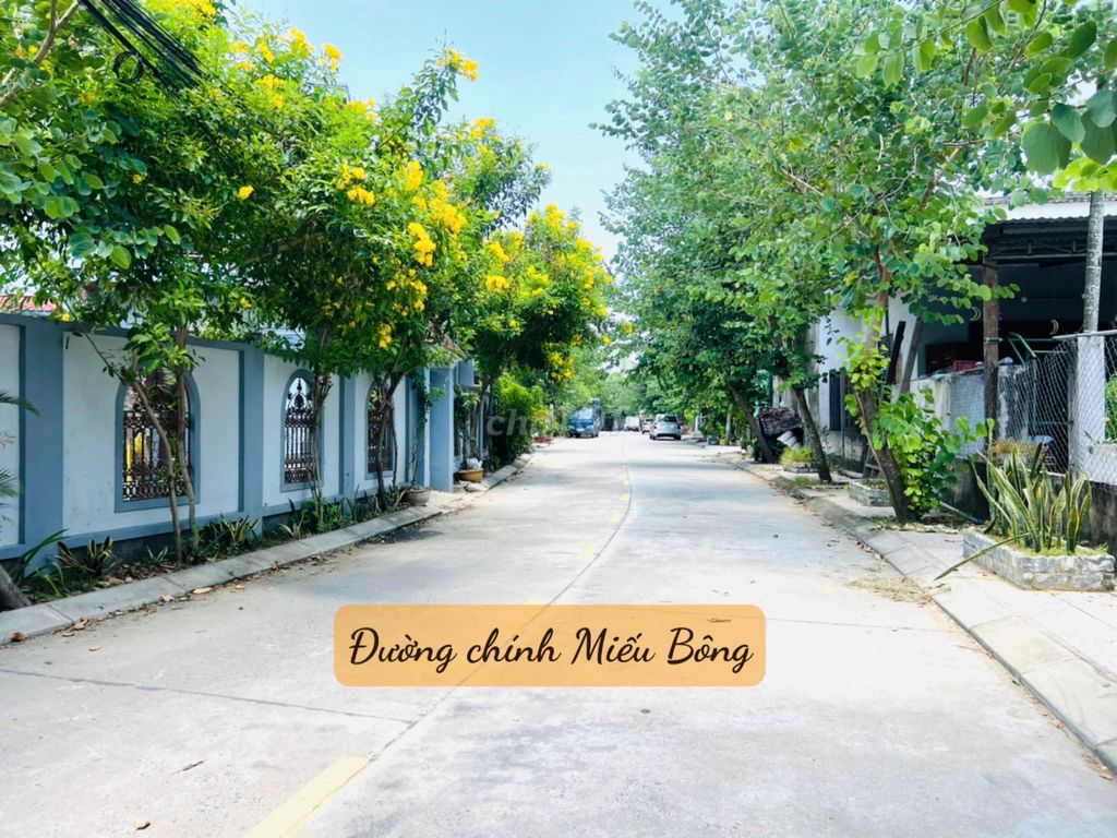 ❌ BÁN NHANH LÔ ĐẤT ĐẸP 100m2 SÁT TRỤC CHÍNH MIẾU BÔNG- ĐÀ NẴNG