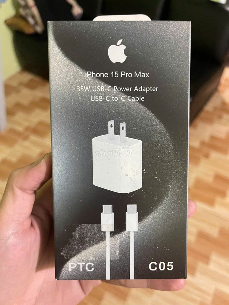Bộ sạc Apple USB-C 35W Trắng. Mua bán Phụ kiện (Màn hình, Chuột...) tại Thành phố Thủ Đức Tp Hồ Chí Minh được đăng bởi Thái Bảo hình 1