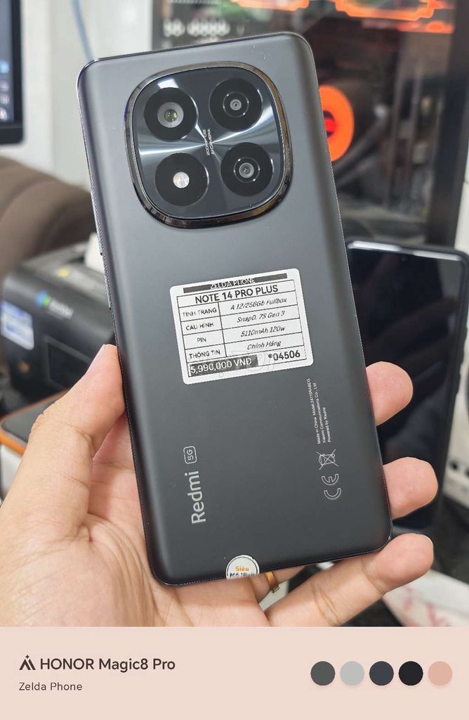 Redmi Note 14 Pro Plus 8/256GB Fullbox Hãng. Mua bán Điện thoại tại Quận Ninh Kiều Cần Thơ được đăng bởi Zelda Phone hình 1