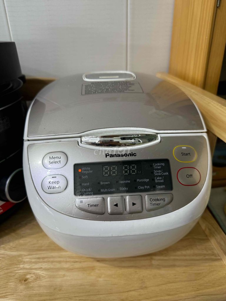 Nồi cơm điện Panasonic Trắng. Mua bán Bếp, lò, đồ điện nhà bếp tại Quận 11 Tp Hồ Chí Minh được đăng bởi Đỗ Thuý Uyên hình 1