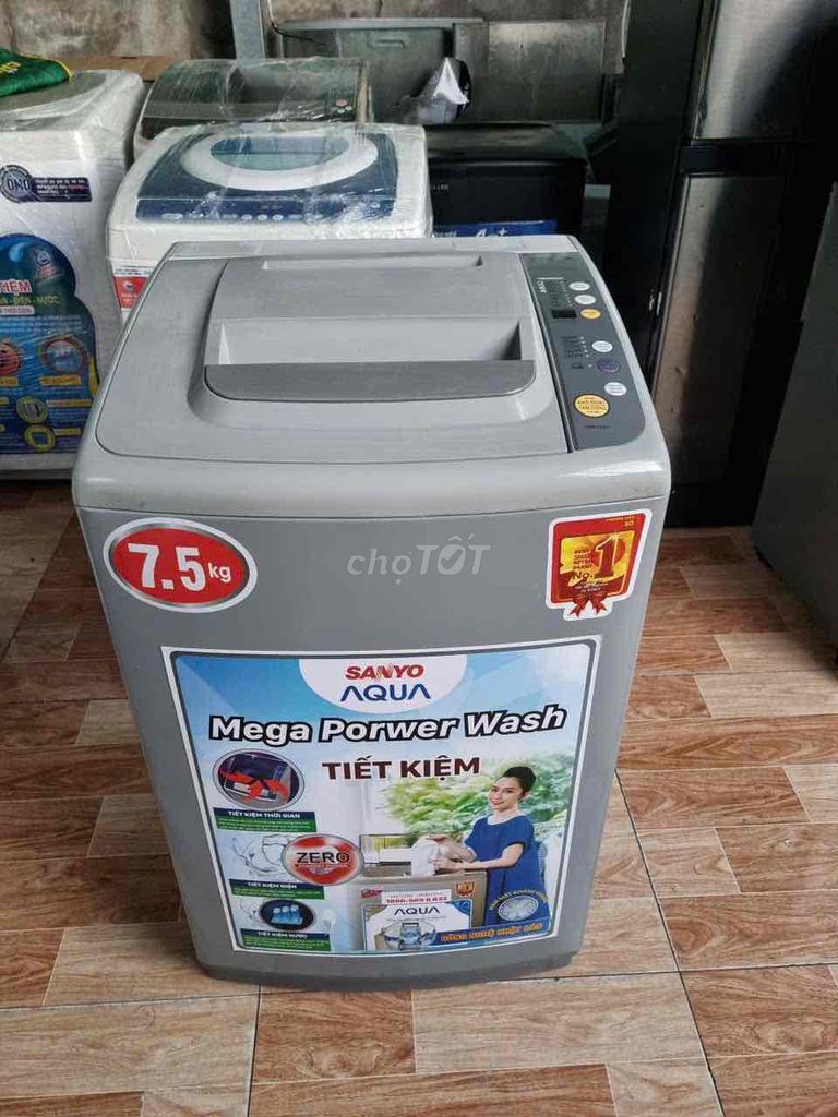 Máy giặt  SANYO 7,5 Kg. Mua bán Máy giặt tại Thành phố Thủ Dầu Một Bình Dương được đăng bởi ĐIỆN MÁY ĐỨC MẠNH hình 1