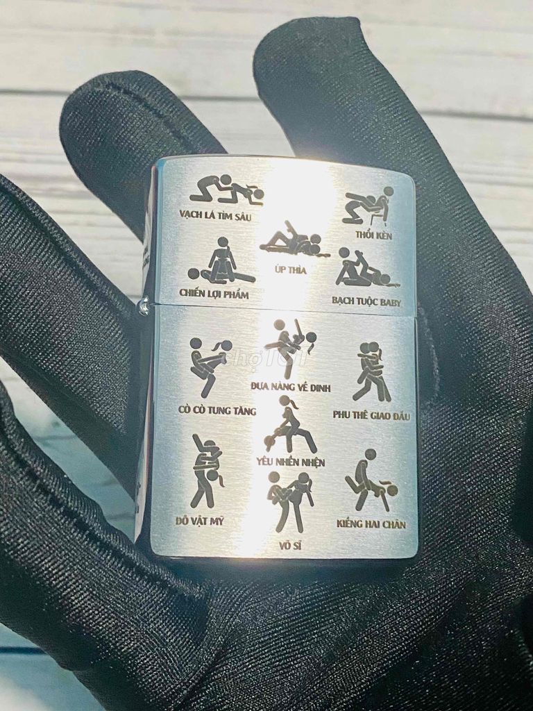 Zippo khắc full 5 mặt hình