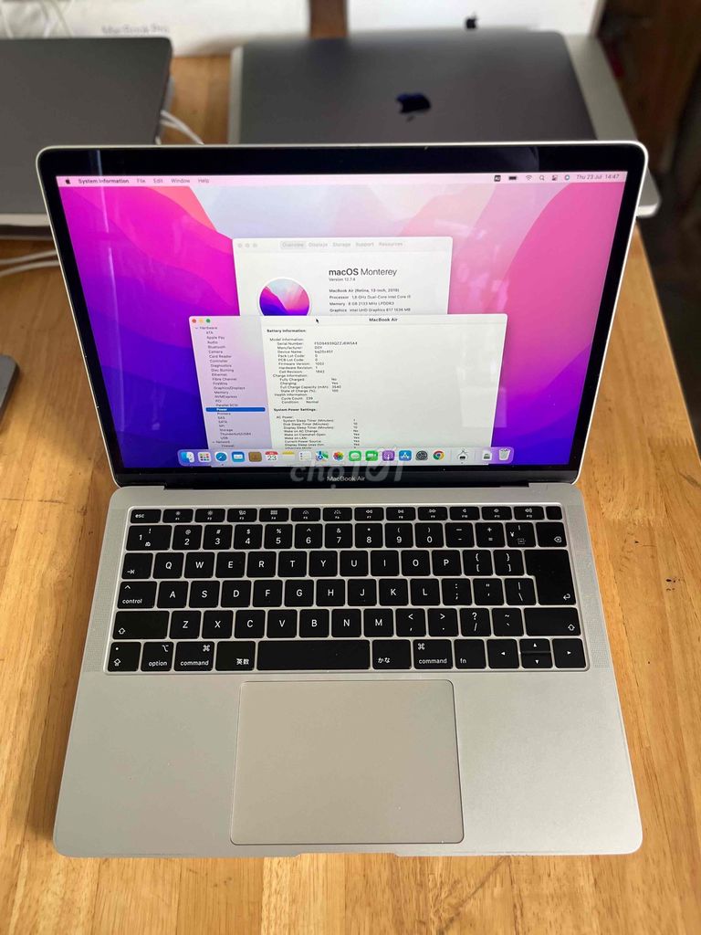 MacBook Air 2019 i5 Ram 8GB Ssd 128GB. Mua bán Laptop tại Quận Sơn Trà Đà Nẵng được đăng bởi BƠ BƯ Macbook Cũ hình 1