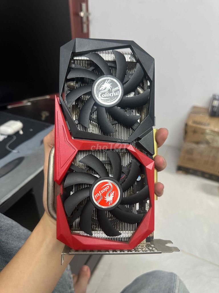 Card đồ họa Colorful GTX 1660 SUPER Đen, Đỏ. Mua bán Linh kiện (RAM, Card...) tại Huyện Thanh Trì Hà Nội được đăng bởi Quốc Bảo hình 1