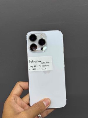 Apple iPhone 14 Pro Max 128GB Bạc Mới 99%