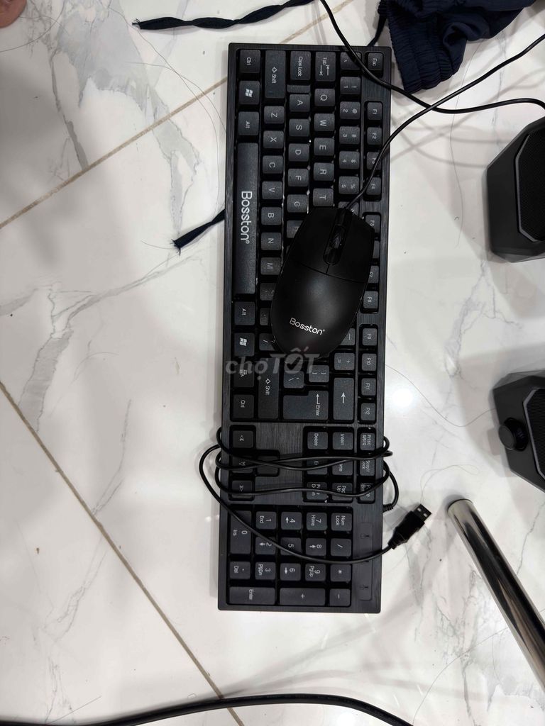 Bàn phím chuột Bosston Đen Mới. Mua bán Phụ kiện (Màn hình, Chuột...) tại Quận 12 Tp Hồ Chí Minh được đăng bởi Tài Nguyễn hình 1