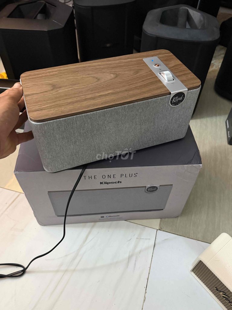 Loa Bluetooth Klipsch The One Plus Nâu, Xám. Mua bán Tivi, Âm thanh tại Quận Bình Thạnh Tp Hồ Chí Minh được đăng bởi briandang hình 1