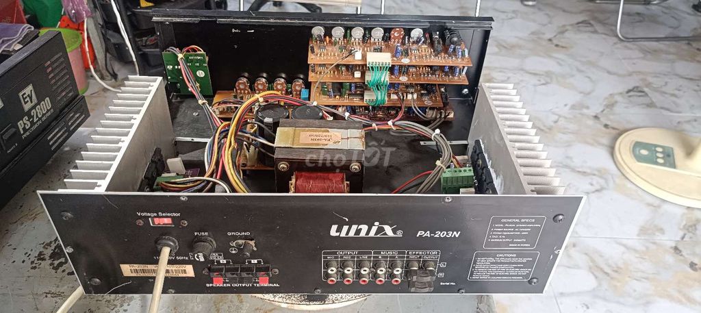 Amply Unix PA-203N Đen Âm thanh sống động. Mua bán Tivi, Âm thanh tại Quận Bình Thạnh Tp Hồ Chí Minh được đăng bởi BẢO NGUYÊN hình 1