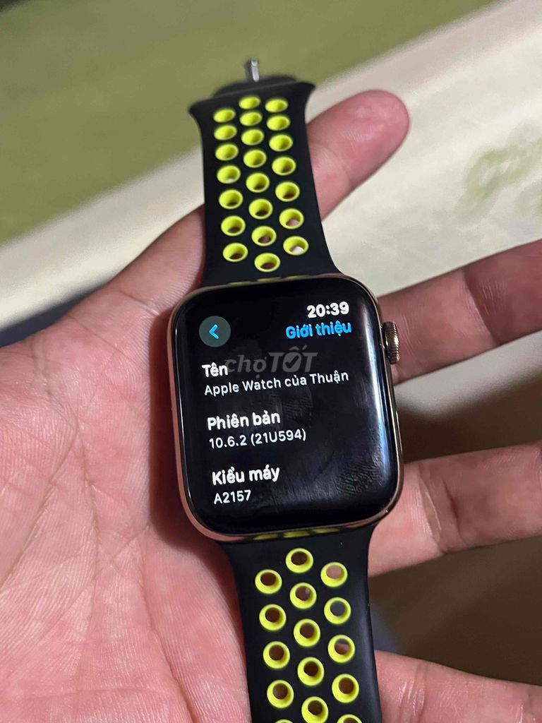 Apple Watch Series 5 Vàng hồng 44mm. Mua bán Thiết bị đeo thông minh tại Huyện Kim Động Hưng Yên được đăng bởi thuận hình 1