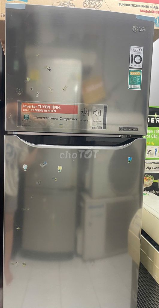 Lủ lạnh LG 208L, Tủ zin còn mới bóng đẹp