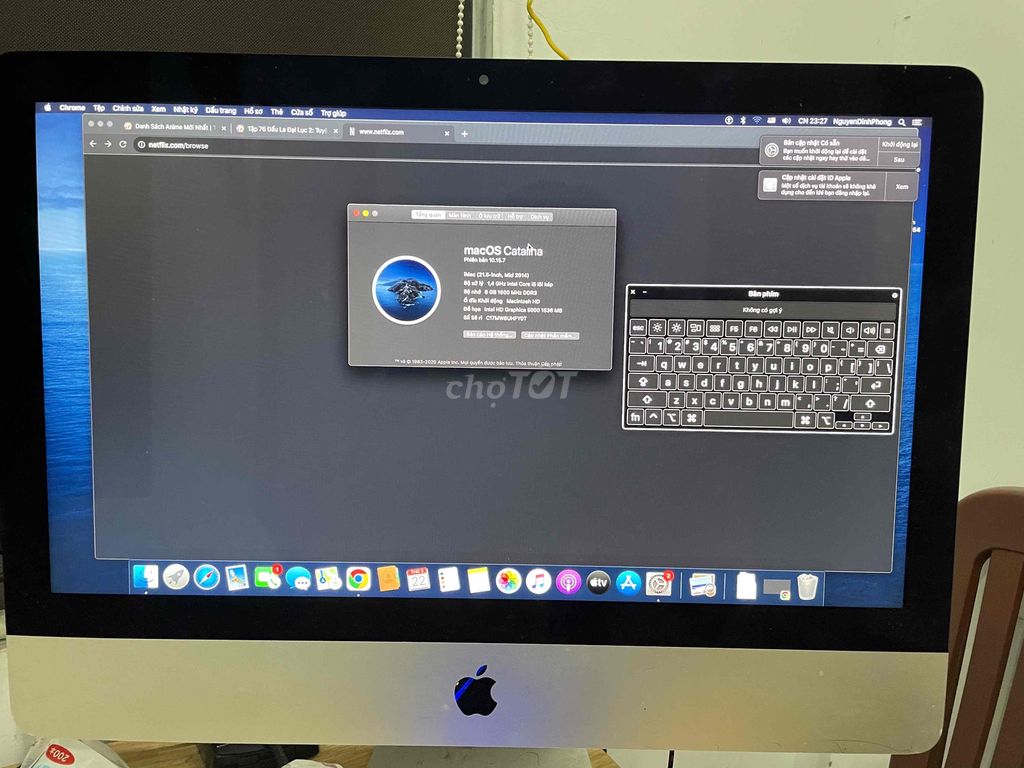 Apple iMac. Mua bán Máy tính để bàn tại Quận Ngũ Hành Sơn Đà Nẵng được đăng bởi Nc Phong hình 1