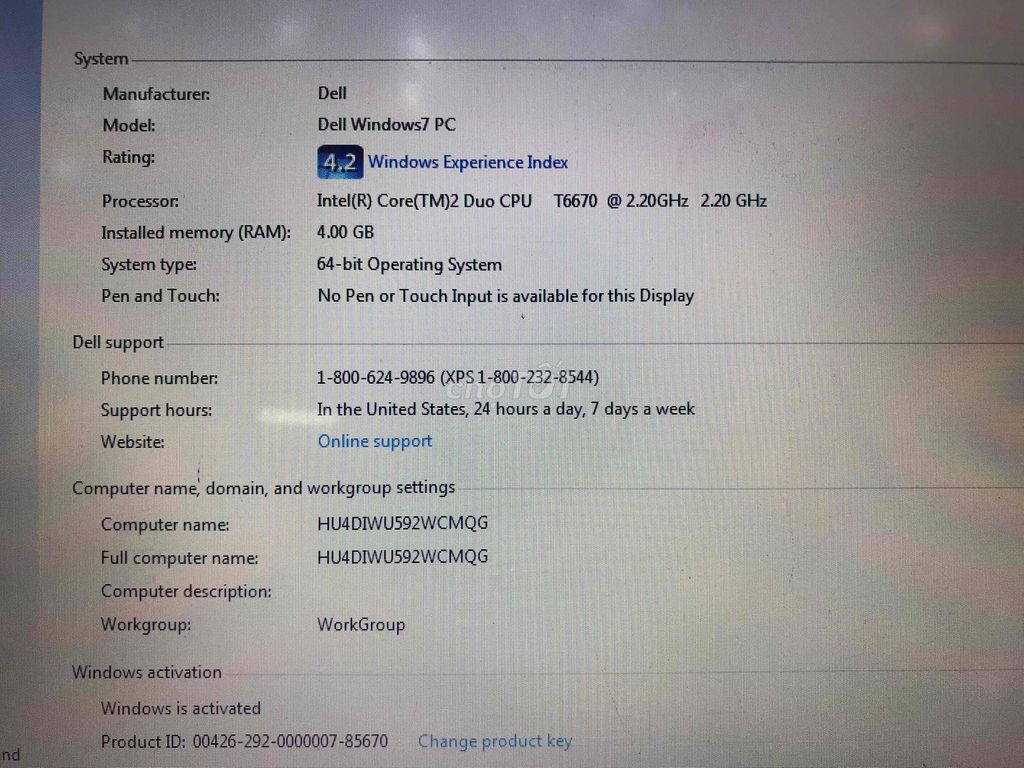 Dell Vostro 1088 Core 2 Duo 4GB. Mua bán Laptop tại Quận 10 Tp Hồ Chí Minh được đăng bởi VU STORE hình 1