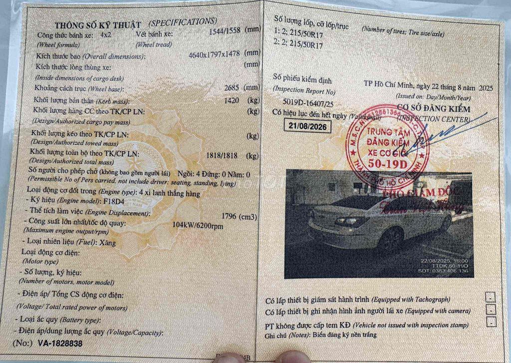 Cruze 2016 LTZ 1.8 AT bản full cửa sổ trời. Mua bán Ô tô tại Huyện Hóc Môn Tp Hồ Chí Minh được đăng bởi hoang van hình 10