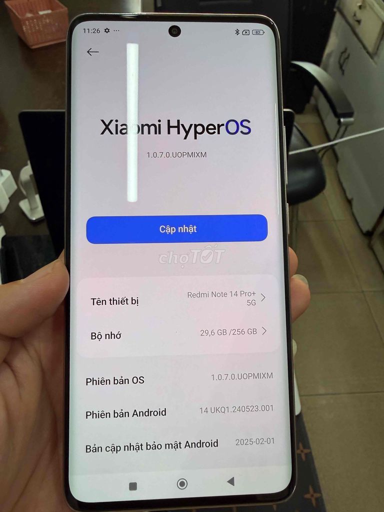 Xiaomi Redmi Note 14 Pro+ 5G Vàng đồng 256GB. Mua bán Điện thoại tại Quận Tân Phú Tp Hồ Chí Minh được đăng bởi Trần Đình Trung hình 1
