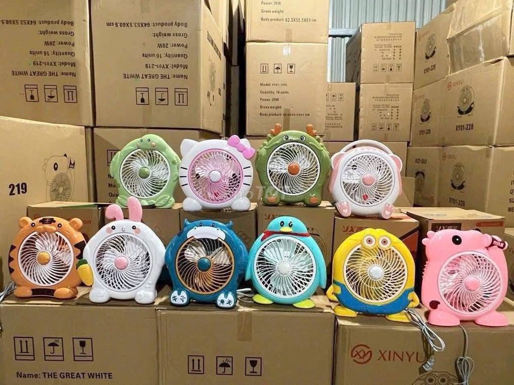 Quạt thú kute cho bé - Chạy siêu êm - Mới 100%. Mua bán Quạt tại Huyện Chương Mỹ Hà Nội được đăng bởi Vu Huy Quang hình 1