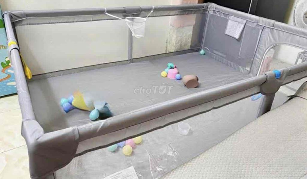 Quây cũi trẻ em Xám 1.5*1.8m. Mua bán Mẹ và bé tại Quận Tân Bình Tp Hồ Chí Minh được đăng bởi mỹ hoàng hình 1