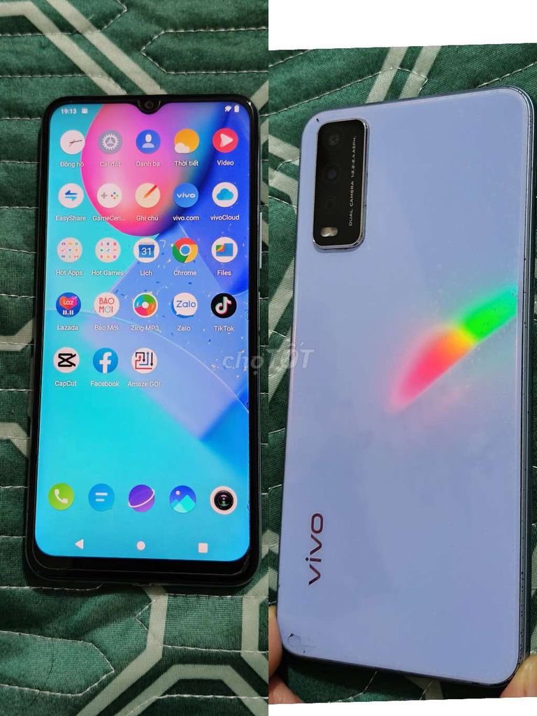Vivo Y17s Xanh nhạt 5000 mAh. Mua bán Điện thoại tại Huyện Vĩnh Thạnh Cần Thơ được đăng bởi Nguyễn Lê Gia Mẫn hình 1