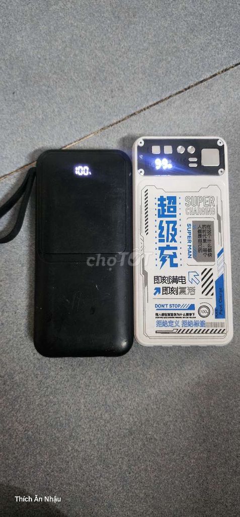 Sạc dự phòng 10000 mAh Sạc nhanh Đen Trắng. Mua bán Phụ kiện (Màn hình, Chuột...) tại Thành phố Trà Vinh Trà Vinh được đăng bởi Cường hình 1